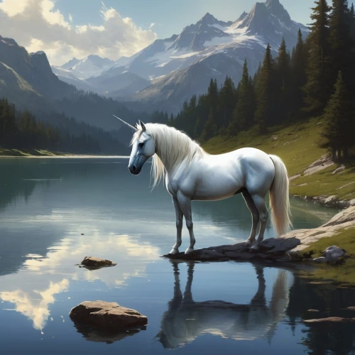 a white horse,unicorn art,unicorn background,white horse,albino horse,white horses,painted horse,dream horse,equine,unicorn,arabian horse,a horse,fantasy picture,beautiful horses,horse,landscape background,pegasus,majestic nature,wild horse,fantasy art,Conceptual Art,Fantasy,Fantasy 11