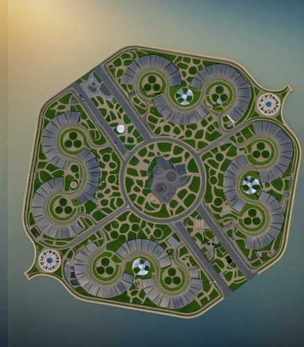 roundabout,resort town,suburban,aurora village,suburbs,hub,golf resort,the golfcourse,highway roundabout,golf courses,town planning,escher village,artificial islands,artificial island,oval forum,park,golfcourse,map icon,new housing development,skyscraper town,Photography,General,Realistic