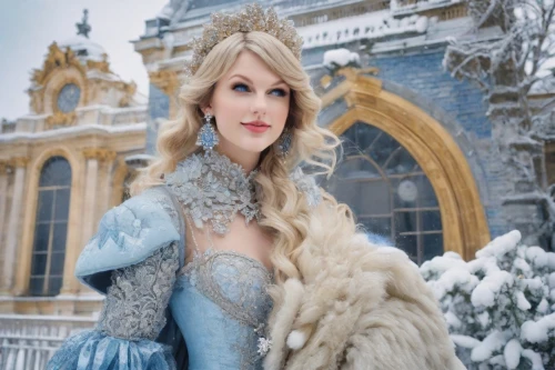 the snow queen,elsa,suit of the snow maiden,ice queen,ice princess,white rose snow queen,winterblueher,frozen,princess sofia,glory of the snow,winter dress,cinderella,fairytale,snow white,celtic queen,fairy tale character,winter wonderland,winter background,blue snowflake,fairytales,Photography,Realistic