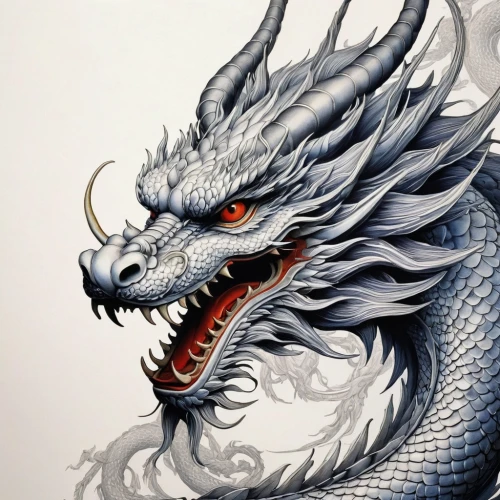 painted dragon,chinese dragon,dragon li,dragon design,dragon,dragon of earth,wyrm,black dragon,dragons,fire breathing dragon,dragon boat,golden dragon,dragon fire,green dragon,draconic,snarling,dragon slayer,chinese water dragon,basilisk,dragon bridge,Illustration,Japanese style,Japanese Style 18