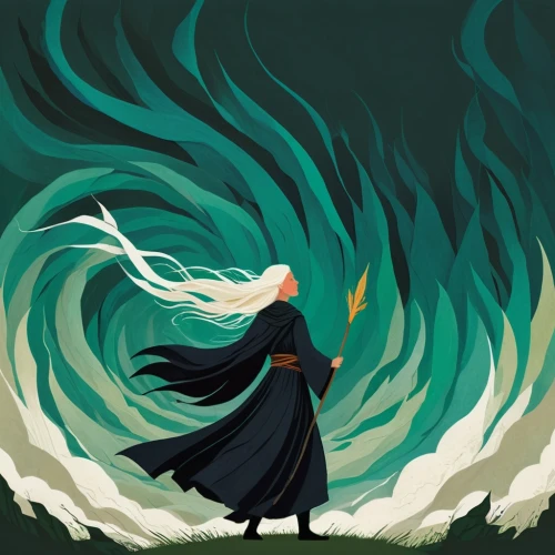 gandalf,wizard,flame spirit,the wind from the sea,howl,cloak,jrr tolkien,dancing flames,flickering flame,albus,the wizard,whirlwind,wind warrior,jasper,solomon's plume,the wanderer,malachite,mage,magus,nine-tailed,Illustration,Vector,Vector 08