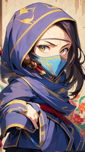 monsoon banner,rem in arabian nights,hamearis lucina,sultana,swordswoman,portrait background,wuchang,french digital background,fuki,easter banner,anime japanese clothing,scarf,desert background,background images,assassin,valentine banner,bandana background,shinobi,kosmea,maya,Anime,Anime,Traditional