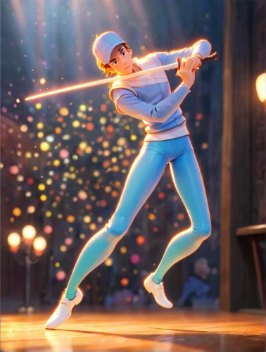 baton twirling,majorette (dancer),épée,baseball player,figure skating,ball (rhythmic gymnastics),batter,baseball uniform,firedancer,sports dance,bow and arrow,equal-arm balance,javelin throw,ballet master,bow with rhythmic,sports girl,dancer,baton,javelin,light batter,Anime,Anime,Traditional