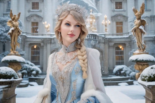 the snow queen,white rose snow queen,ice princess,suit of the snow maiden,ice queen,elsa,winterblueher,eternal snow,snowflake background,winter background,princess sofia,white winter dress,blue snowflake,frozen,swath,snow white,fantasy picture,winter dress,enchanting,fairytale,Photography,Realistic