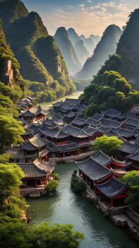 chinese architecture,guilin,guizhou,asian architecture,yunnan,south korea,wuyi,oriental,chinese temple,chinese art,xi'an,shaanxi province,suzhou,huashan,korean folk village,japan landscape,terraced,chinese clouds,korean culture,world digital painting,Photography,General,Natural