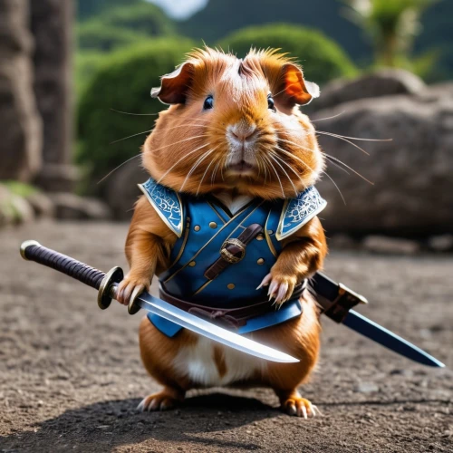 guineapig,musical rodent,guinea pig,rataplan,gerbil,hamster,rodent,rat na,year of the rat,tyrion lannister,beaver rat,robin hood,anthropomorphized animals,rodents,i love my hamster,hog xiu,guinea pigs,musketeer,babi panggang,disney character,Photography,General,Realistic