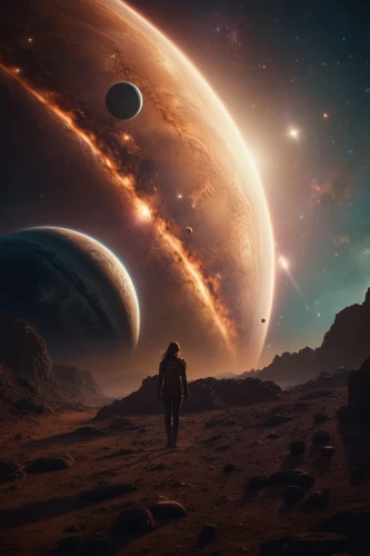 alien planet,space art,planets,alien world,vast,exoplanet,gas planet,red planet,planet,planetary system,full hd wallpaper,cosmos,martian,horizon,saturn,desert planet,extraterrestrial life,astronomical,planet mars,futuristic landscape,Photography,General,Cinematic