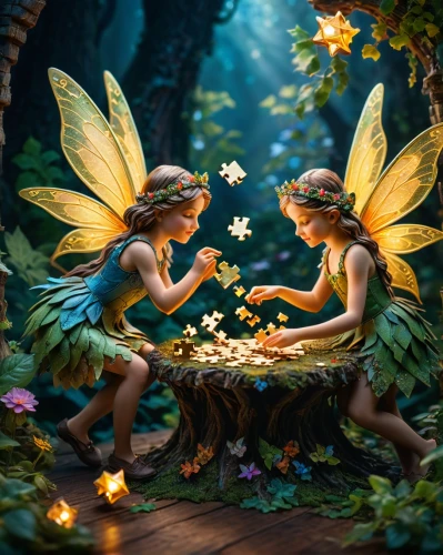 fairies,vintage fairies,faery,fairies aloft,fairy forest,faerie,fairy lanterns,fireflies,fairy world,fantasy picture,children's fairy tale,child fairy,little girl fairy,fairy,fairy village,cupido (butterfly),fantasy art,fae,fairy tale,a fairy tale,Photography,General,Fantasy
