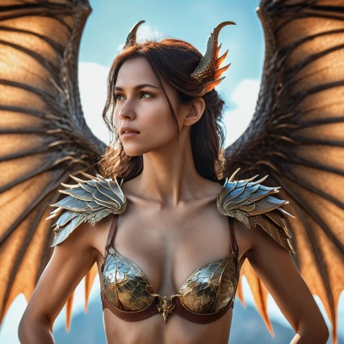 fire angel,fantasy woman,archangel,fantasy art,fantasy portrait,winged,winged heart,female warrior,harpy,angel,fantasy warrior,athena,fantasy picture,breasted,warrior woman,breastplate,stone angel,faerie,fantasy girl,cupido (butterfly),Photography,General,Realistic