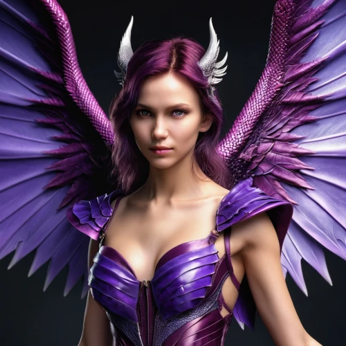evil fairy,wing purple,archangel,the archangel,violet head elf,fantasy woman,purple,winged,dark angel,faerie,pixie,winged heart,faery,business angel,fairy queen,fae,angel,angel wings,fallen angel,fantasy art,Photography,General,Realistic