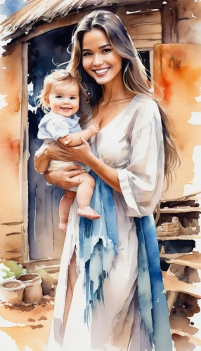 little girl and mother,mother with child,baby with mom,photo painting,vietnamese woman,mother-to-child,capricorn mother and child,church painting,mother and child,holy family,world digital painting,mother and baby,pregnant woman icon,oil painting,mother,boho art,girl in a historic way,moana,little girl in wind,custom portrait,Illustration,Paper based,Paper Based 25