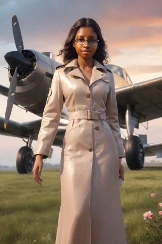 stewardess,flight attendant,navy suit,digital compositing,trench coat,wartime,business woman,spy visual,normandy,allied,air new zealand,aviator,a woman,airplane crash,lady medic,businesswoman,arrival,spy,navy,advertising campaigns,Photography,Natural