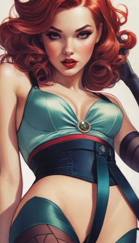 transistor,pin up girl,pin ups,super heroine,retro pin up girl,pin-up girl,poison ivy,black widow,mary jane,valentine pin up,pin up,pinup girl,retro pin up girls,harley,valentine day's pin up,fantasy woman,scarlet witch,redhead doll,pin up girls,pin-up girls,Illustration,Realistic Fantasy,Realistic Fantasy 15