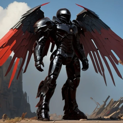 archangel,the archangel,angel of death,black angel,dark angel,spawn,argus,garuda,mecha,alien warrior,core shadow eclipse,cowl vulture,winged,guardian angel,decepticon,kryptarum-the bumble bee,corvus,evangelion,winged insect,steel man