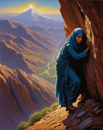 woman praying,praying woman,the prophet mary,bedouin,empty tomb,girl praying,woman at the well,muslim woman,allah,burqa,hijaber,prayer,middle eastern monk,samaritan,prophet,man praying,khazne al-firaun,rem in arabian nights,genesis land in jerusalem,islamic girl,Illustration,Realistic Fantasy,Realistic Fantasy 32