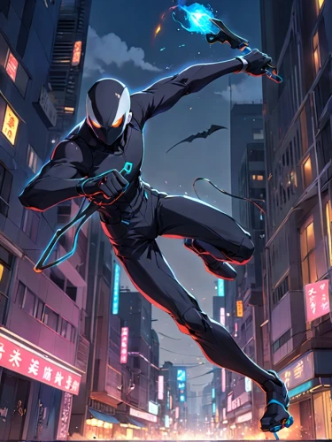 cartoon ninja,ninja,daredevil,cg artwork,nova,electro,merc,superhero background,would a background,game illustration,high-wire artist,skycraper,yukio,sigma,sci fiction illustration,background images,kick,background image,velocity,zero,Anime,Anime,Traditional