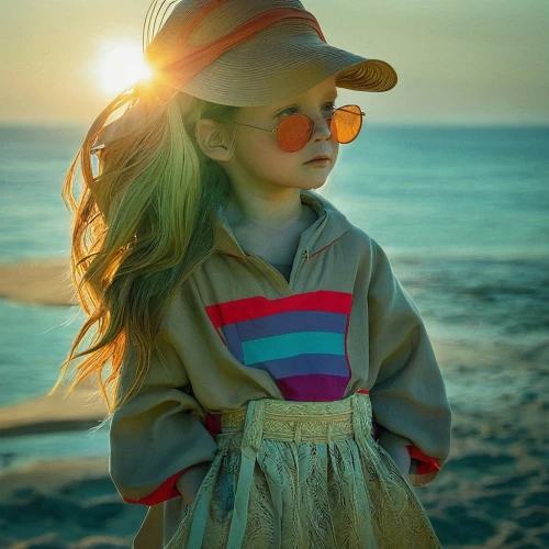 little girl in wind,fashionable girl,child model,sun glasses,girl wearing hat,kids glasses,little girl in pink dress,retro girl,fashion girl,little girl dresses,color glasses,vintage girl,blond girl,sunglass,sunglasses,sunset glow,relaxed young girl,girl on the dune,young model,child portrait,Photography,Documentary Photography,Documentary Photography 16