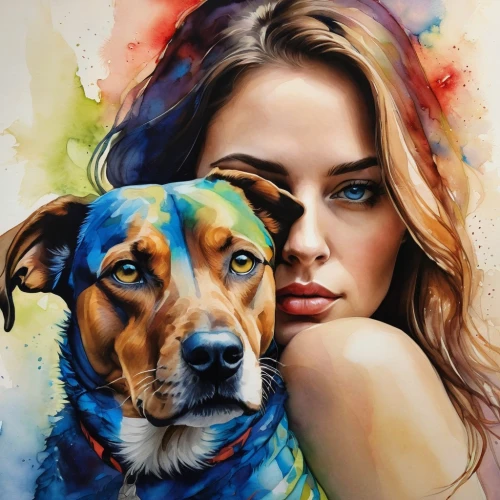 girl with dog,boho art,oil painting on canvas,art painting,romantic portrait,oil painting,dog illustration,artistic portrait,custom portrait,photo painting,artist,color dogs,painting technique,watercolor pencils,female dog,italian painter,portrait background,artist portrait,artistic,dog drawing,Photography,General,Commercial