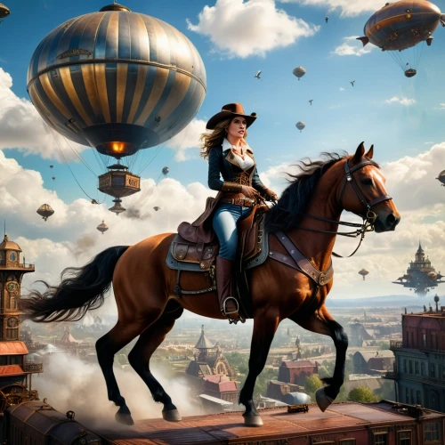 hot-air-balloon-valley-sky,airships,airship,western riding,steampunk,game illustration,hot air balloon ride,hot air ballooning,parachutist,baron munchausen,hot air balloon,hot air balloon rides,hot air balloons,parachuting,oktoberfest background,hot air,sci fiction illustration,american frontier,gas balloon,french digital background,Photography,General,Fantasy