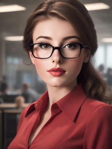 librarian,reading glasses,office worker,blur office background,secretary,bussiness woman,receptionist,administrator,business woman,night administrator,bookkeeper,businesswoman,stock exchange broker,sprint woman,business girl,women in technology,girl at the computer,silver framed glasses,3d model,realdoll,Photography,Cinematic