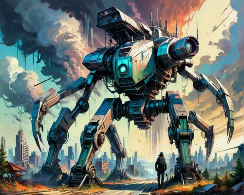 mech,mecha,tau,robotic,bot,robotics,robot,bolt-004,robot icon,robots,military robot,minibot,robot combat,sci fiction illustration,evangelion mech unit 02,bot icon,cybernetics,industrial robot,dystopia,dreadnought,Conceptual Art,Sci-Fi,Sci-Fi 06