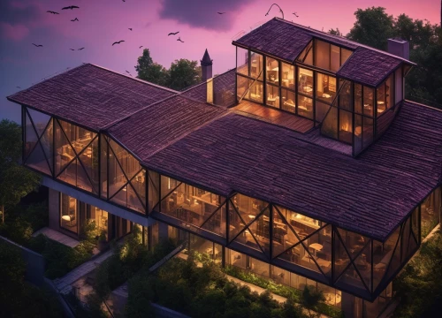 wooden house,timber house,frame house,house in the forest,loft,house in the mountains,house in mountains,roof landscape,luxury home,house roofs,modern house,cubic house,luxury property,tree house hotel,dunes house,cube house,treehouse,wooden roof,the cabin in the mountains,eco-construction,Photography,General,Fantasy