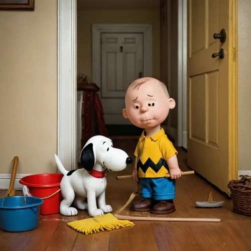 together cleaning the house,boy and dog,snoopy,housekeeping,toy's story,peanuts,housework,housekeeper,cute cartoon character,cleaning service,cleaning woman,cute cartoon image,chores,despicable me,popeye,cleaning,repairman,dog chew toy,baby playing with toys,home destruction,Photography,Documentary Photography,Documentary Photography 13