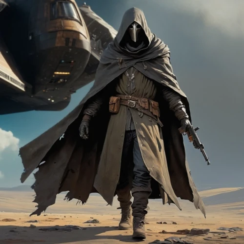 cloak,hooded man,assassin,the wanderer,dodge warlock,reaper,nomad,cowl vulture,imperial coat,dune 45,celebration cape,grim reaper,cg artwork,jedi,assassins,prophet,vader,merzouga,dune,erbore