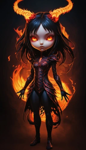fire devil,fire angel,fire lily,evil fairy,devil,fire siren,flame spirit,chibi girl,demon,fire background,fire-eater,the devil,lucifer,daemon,molten,dancing flames,devilwood,vax figure,diablo,fire beetle