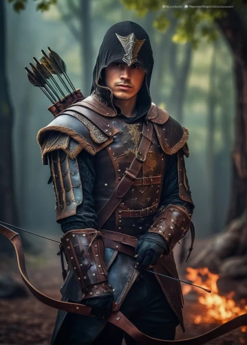 massively multiplayer online role-playing game,wstężyk huntsman,digital compositing,male elf,awesome arrow,knight armor,aaa,aa,mercenary,fantasy warrior,fantasy picture,fantasy art,lone warrior,vax figure,medieval,heavy armour,iron mask hero,paladin,photoshop manipulation,witcher,Photography,General,Fantasy