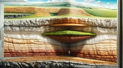 landform,agroculture,soil erosion,hay barrel,pot of gold background,einkorn wheat,travel trailer poster,aeolian landform,mountainous landforms,wine barrel,triticale,theater curtain,mexican hat,wave rock,geological phenomenon,colored pencil background,farm background,sandstone wall,landscape background,sprouted wheat