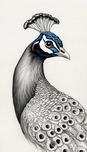 blue jay,bluejay,bird illustration,kookaburra,an ornamental bird,blue peacock,ornamental bird,kookabura,peacock,magpie,aztec gull,egretta novaehollandiae,peacock eye,laughing kookaburra,magpie lark,giant kingfisher,beak feathers,male peacock,pied kingfisher,eagle illustration,Illustration,Black and White,Black and White 30