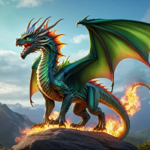dragon of earth,fire breathing dragon,dragon fire,green dragon,charizard,draconic,dragon,painted dragon,dragon design,dragon li,black dragon,wyrm,forest dragon,dragons,gryphon,fire background,dragon slayer,firethorn,golden dragon,fire horse,Photography,General,Realistic