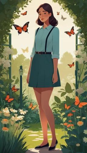 chasing butterflies,moths and butterflies,butterflies,lepidopterist,girl in the garden,digital illustration,garden fairy,butterfly vector,butterfly day,gatekeeper (butterfly),springtime background,vanessa (butterfly),julia butterfly,monarch,butterfly background,walk in a park,lilly pond,butterfly green,wander,hiker,Illustration,Vector,Vector 05