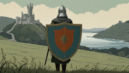 castleguard,knight tent,knight village,knight's castle,camelot,knight armor,asturias,defense,heraldic shield,northrend,knight,imperial shores,norse,king arthur,galicia,kings landing,vaisseau fantome,knights,castle of the corvin,excalibur,Illustration,Japanese style,Japanese Style 08