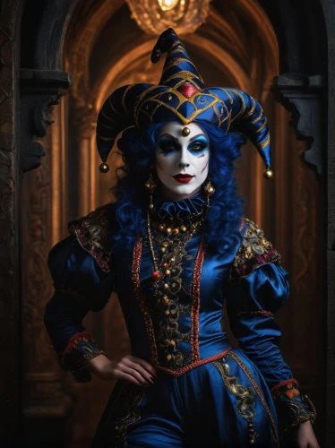 the carnival of venice,masquerade,harlequin,venetian mask,jester,victorian lady,venetia,miss circassian,victorian,blue enchantress,venetian,gothic portrait,cosplay image,victorian style,steampunk,queen of hearts,hallia venezia,gothic fashion,costume design,danse macabre,Photography,General,Fantasy