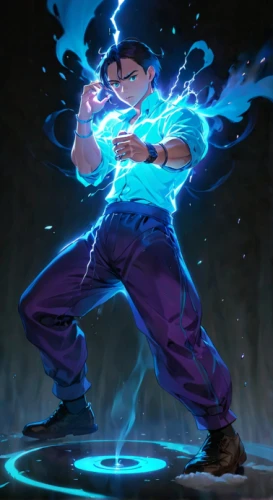 electro,monsoon banner,high volt,ora,electrified,tiber riven,shen,cleanup,power icon,iaijutsu,electric,matsuno,electric arc,kame sennin,voltage,range stormer,son goku,wall,ti'punch,rune