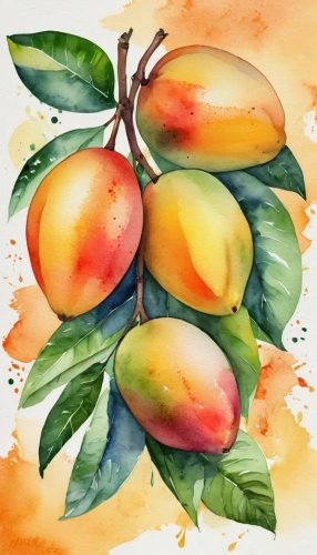 watercolor fruit,sapodilla,mango,nectarines,watercolor background,sapodilla family,tropical fruits,fruit tree,watercolor painting,mangifera,nectarine,carambola,apricots,peach tree,watercolor,khokhloma painting,watercolor paint,tropical fruit,fruit trees,kelapa,Illustration,Paper based,Paper Based 25