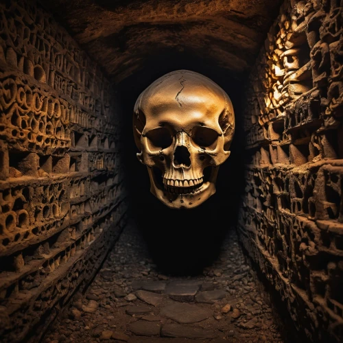catacombs,human skull,skull bones,the grave in the earth,crypt,burial chamber,skull statue,skull sculpture,skulls and,skull with crown,hathseput mortuary,cellar,skulls bones,vanitas,memento mori,hall of the fallen,human skeleton,death's head,fetus skull,play escape game live and win,Photography,General,Fantasy