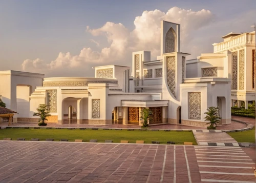 build by mirza golam pir,marble palace,modern architecture,chandigarh,largest hotel in dubai,sharjah,universiti malaysia sabah,temple fade,official residence,asian architecture,luxury home,architectural style,art deco,luxury property,al nahyan grand mosque,abu dhabi,tashkent,mansion,modern house,dhabi,Photography,General,Realistic