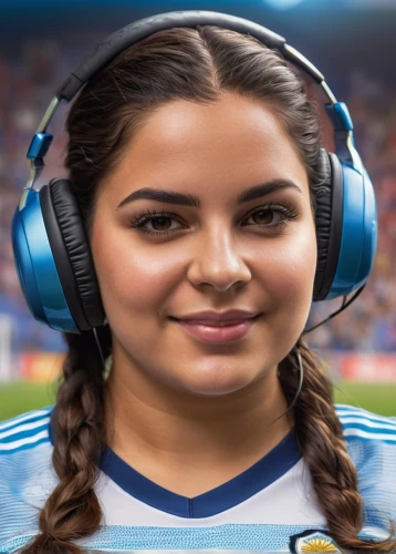 headset,headset profile,fifa 2018,wireless headset,women's football,argentina,sports commentator,uruguay,world cup,argentina beef,soccer player,headsets,soccer-specific stadium,bluetooth headset,latina,brazilianwoman,casque,headphone,headphones,samba,Photography,General,Commercial