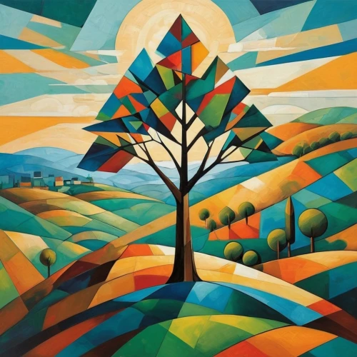 carol colman,celtic tree,cardstock tree,orange tree,forest landscape,olive tree,flourishing tree,church painting,autumn landscape,olive grove,rural landscape,colorful tree of life,home landscape,tangerine tree,landscape background,art painting,painted tree,motif,mother earth,landscapes,Art,Artistic Painting,Artistic Painting 45