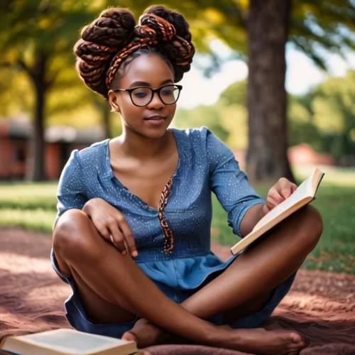 girl studying,afro american girls,girl sitting,relaxed young girl,afroamerican,african woman,beautiful african american women,women's novels,african american woman,reading glasses,afro-american,correspondence courses,bookworm,relaxing reading,reading,black women,artificial hair integrations,publish a book online,read a book,little girl reading