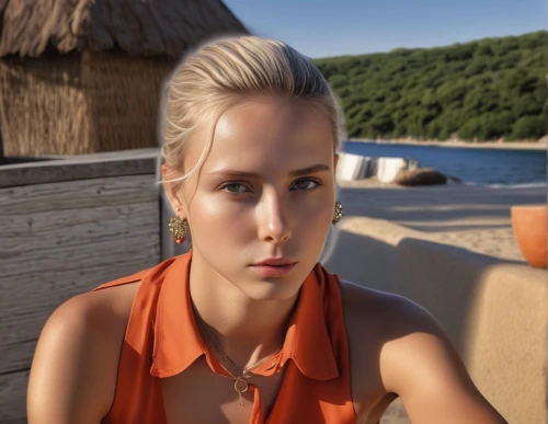inka,orange,artificial hair integrations,female model,orange color,natural cosmetic,girl on the dune,samantha troyanovich golfer,blonde woman,management of hair loss,cool blonde,natural color,orange half,on the roof,blond girl,the blonde photographer,coral,tangerine,aperol,woman face,Photography,General,Realistic