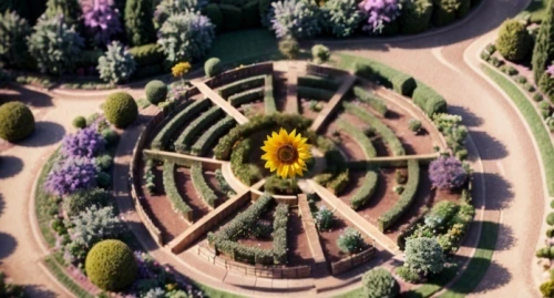 flower clock,traffic circle,roundabout,highway roundabout,the old botanical garden,yellow garden,gardens,botanical gardens,sun dial,botanical garden,globe flower,semi circle arch,the center of symmetry,sundial,rosarium,flower garden,taraxum,arboretum,garden of plants,spiral