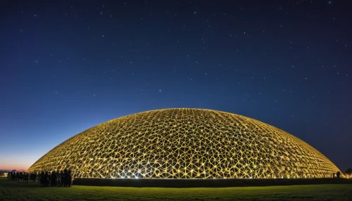 musical dome,planetarium,honeycomb structure,dome,bee-dome,the hive,roof domes,tempodrom,dome roof,building honeycomb,lotustemple,round hut,dhammakaya pagoda,king abdullah i mosque,star mosque,radio telescope,hive,olympiapark,flower dome,observatory,Photography,General,Realistic
