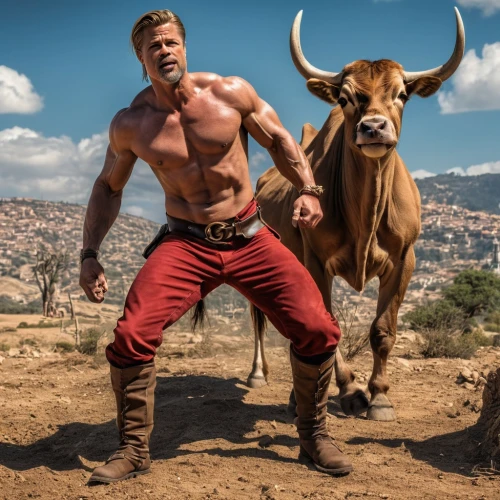 hercules,meat kane,tribal bull,gladiator,bull,minotaur,beef rydberg,barbarian,muscle icon,edge muscle,hercules winner,longhorn,sparta,bullfighting,mongolian wrestling,macho,body-building,bodybuilding,bullfight,bull riding
