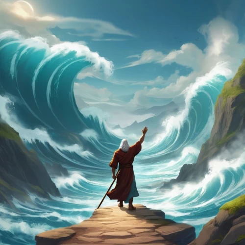 god of the sea,the wind from the sea,sea god,poseidon,world digital painting,sea storm,el mar,wind wave,moses,tidal wave,ocean background,the endless sea,bow wave,big waves,the road to the sea,ocean waves,big wave,maelstrom,rogue wave,sea,Conceptual Art,Fantasy,Fantasy 02