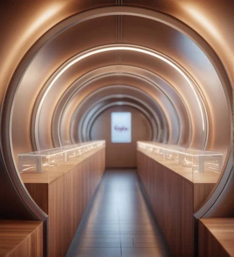 capsule hotel,ufo interior,cinema 4d,3d rendering,hallway space,wall tunnel,futuristic art museum,render,art deco background,blur office background,magnetic resonance imaging,3d render,mri machine,train tunnel,3d rendered,sci fi surgery room,3d background,hallway,jewelry store,wooden mockup,Photography,General,Commercial