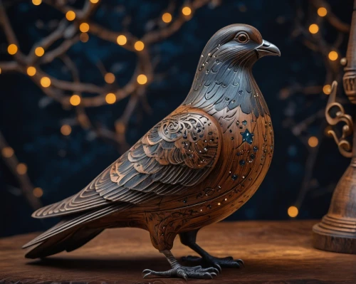 an ornamental bird,ornamental bird,ornamental duck,scheepmaker crowned pigeon,plumed-pigeon,victoria crown pigeon,decoration bird,roasted pigeon,zebra dove,crown pigeon,scheepmaker's crowned pigeon,speckled pigeon,fantail pigeon,inca dove,turkey pigeon,dove of peace,spotted dove,bird pigeon,beautiful dove,decorative nutcracker,Photography,General,Fantasy